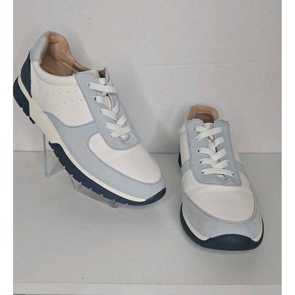 Life Stride Soft System Women's Walking Sneakers Shoes White Blue Size 9M Arch S